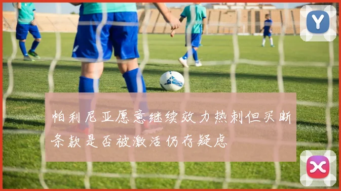 帕利尼亚愿意继续效力热刺但买断条款是否被激活仍存疑虑